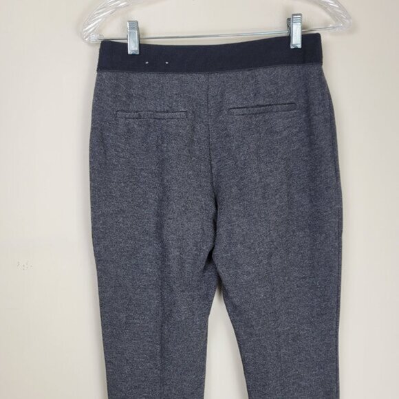 White House Black Market Gray Ponte Slim Ankle Pants Sz 4 - Picture 8 of 13